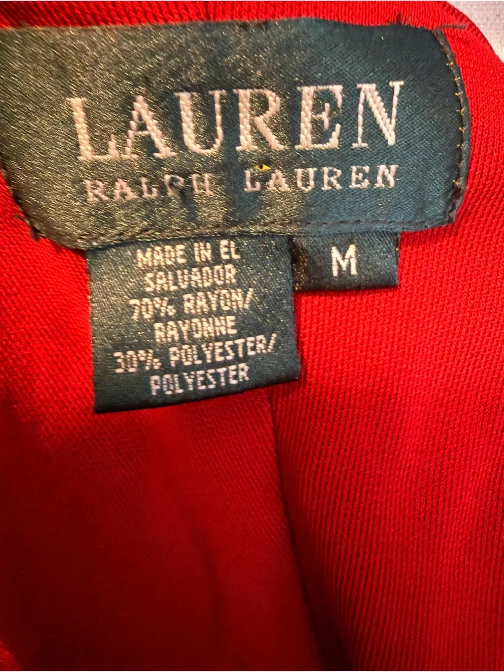 Lauren Ralph Lauren Scarlet One-Shoulder Maxi Dress